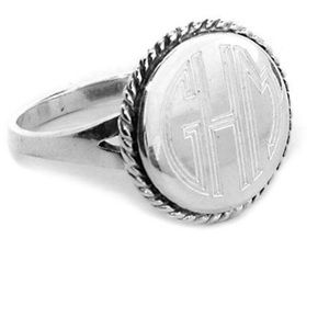 Sterling Silver ring with matching earrings